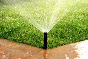 Irrigation system installation by Brennan Landscaping