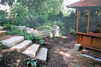 Patio installation and planting by Brennan Landscaping